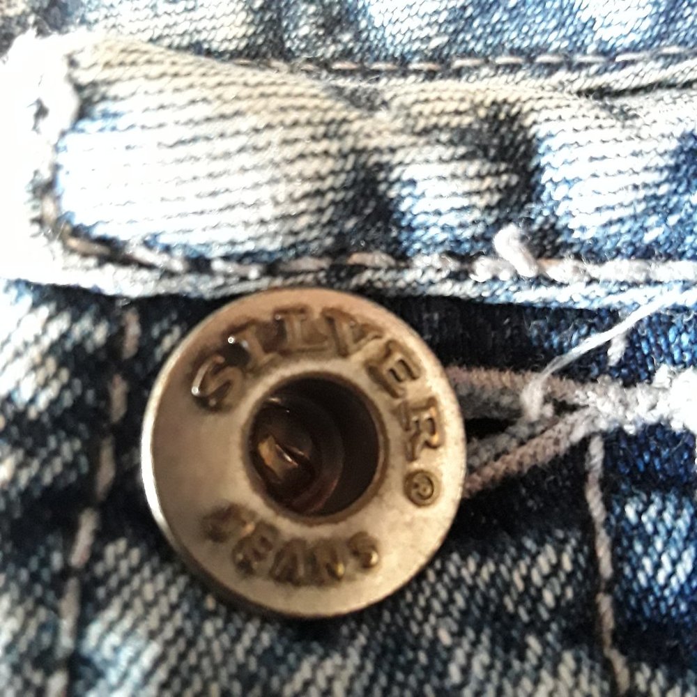 Vintage Silver jeans high rise jean shorts - Picture 4 of 11